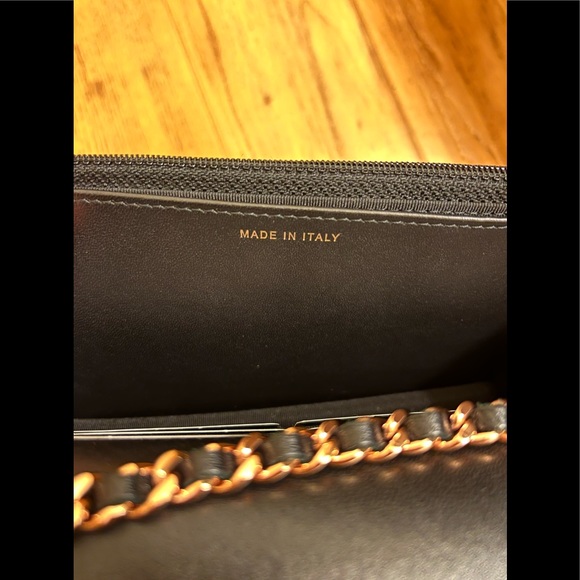 Chanel trendy cc black ROSE GOLD HARDWARE wallet on chain woc 22c - Picture 5 of 10